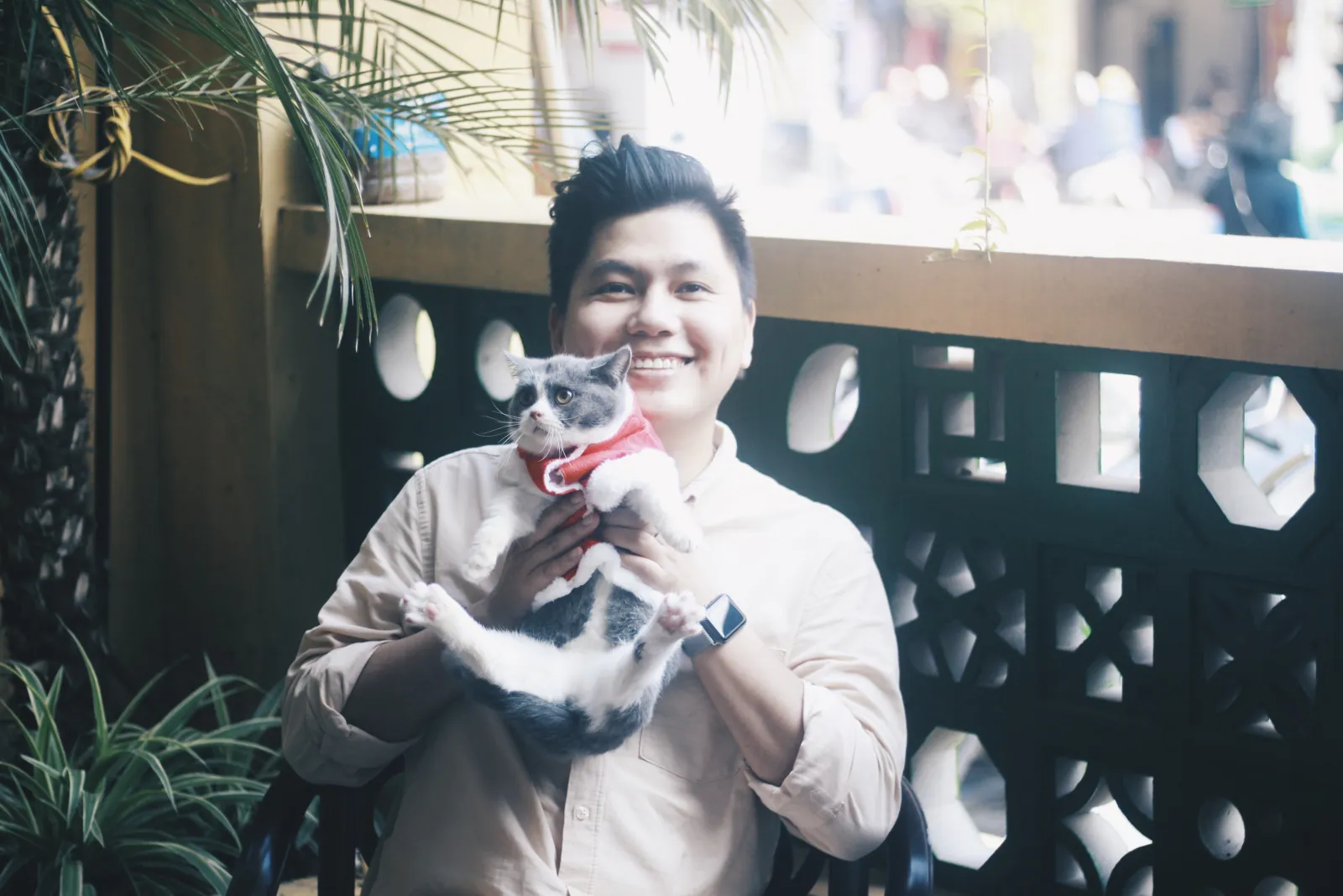 Me with Milo